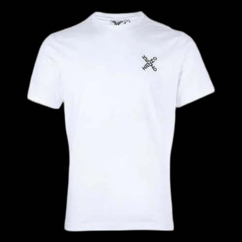 KENZO SS21 Cozy Alphabet Printing Short Sleeve White