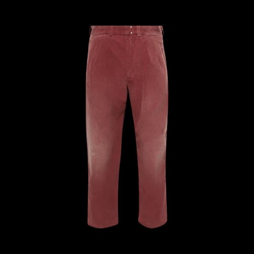 Paly Hollywood Synanon Cord Pleated Pant 'Burgundy'