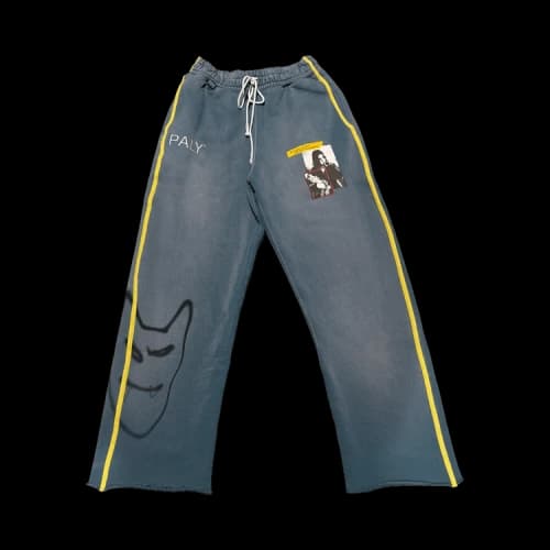 Paly Hollywood Streetwise Airbrush Sweatpant 'Turquoise'