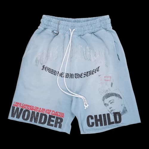 Paly Hollywood Bobby Driscoll Sweat Shorts 'Baby Blue'