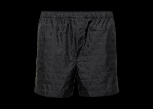 Valentino Optical V Mid-Rise Swim Shorts Navy