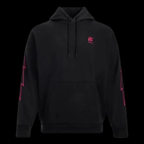 Under Armour Curry Tour Graphic Hoodie 'Black Pink'
