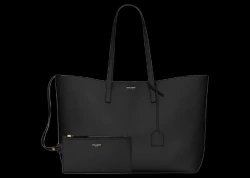 Saint Laurent E/W Shopping Bag Black