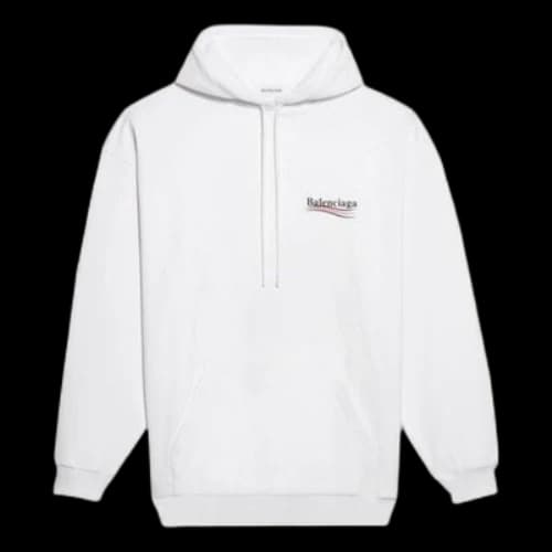 Balenciaga Political Campaign Logo White