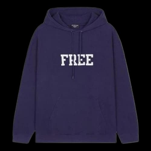 Balenciaga Free Hoodie 'Navy'