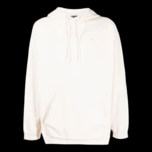 Balenciaga Sporty Oversized Drawstring Hoodie 'White'