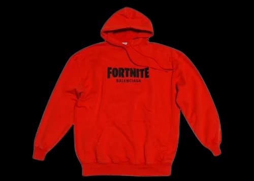 Balenciaga x FORTNITE©2021 Medium Fit Hoodie Red