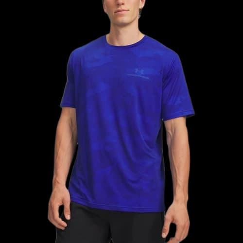 Under Armour Vanish Quick Dry T Shirts Men's Royal Blue 400 Crew Neck Moderate