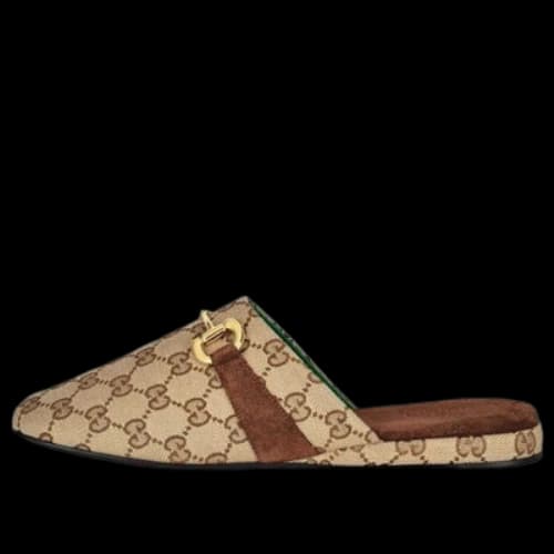 Gucci GG Print Mules (Women's)