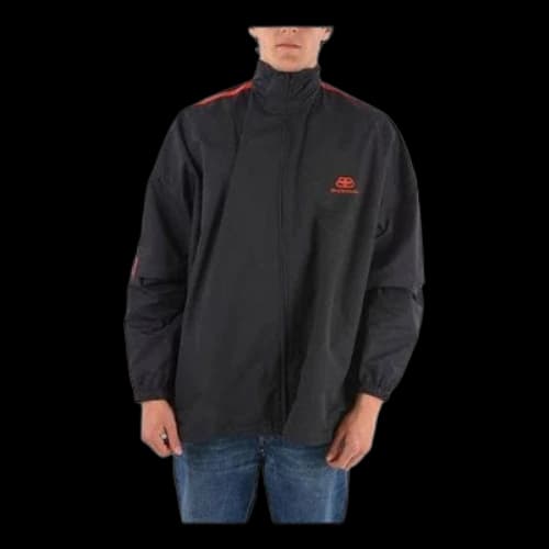 Balenciaga Double Sleeve Zip-Up Jacket 'Black'