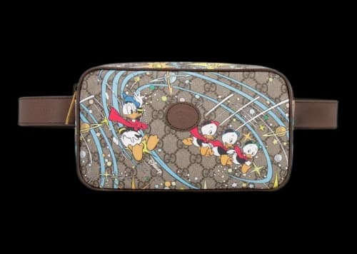 Gucci x Disney Donald Duck GG Supreme Belt Bag Beige/Ebony