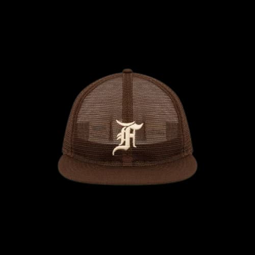 Fear of God Essentials 59Fifty F Mesh Hat 'Walnut'