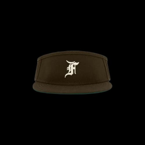 Fear of God Essentials x New Era Fitted Visor 'Walnut'