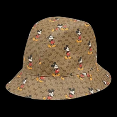 Gucci x Disney Mickey Monogram Bucket Hat 'Brown'