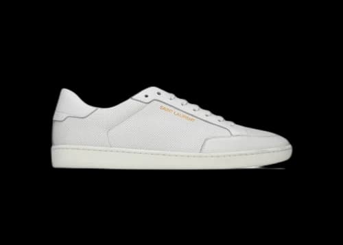 Saint Laurent Court Classic SL/10 Perforated White
