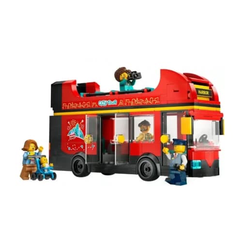 LEGO Red Double-Decker Sightseeing Bus Building Blocks 60407