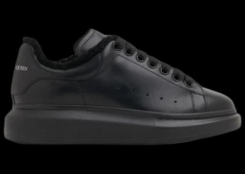 Alexander McQueen Oversized Triple Black Shearling