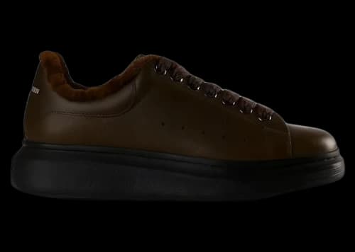 Alexander McQueen Oversized Brown Black Wool
