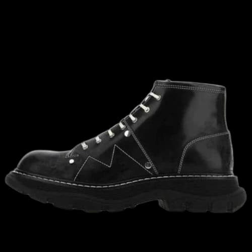Alexander McQueen Tread Lace-Up Boots 'Black'