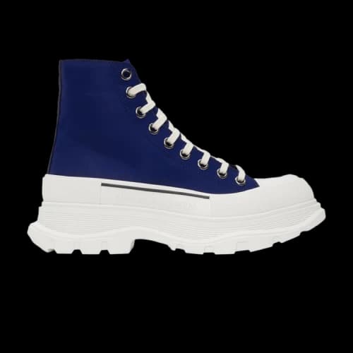 Alexander McQueen Tread Slick Boots 'Ink Blue'