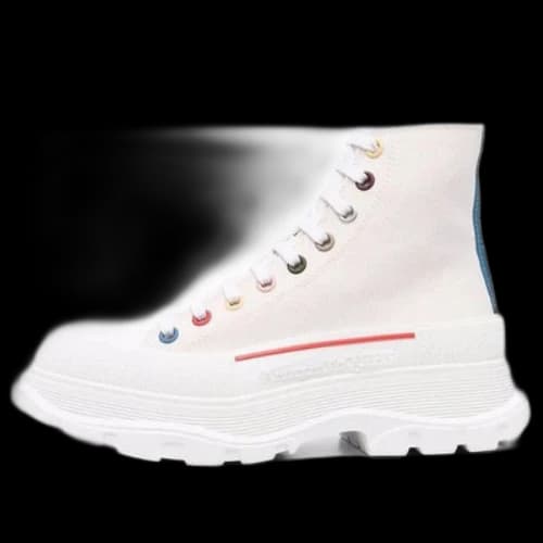 Alexander McQueen Tread Slick Boot 'Fabric Beige Milk'