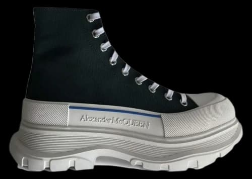 Alexander McQueen Tread Slick Boot Dark Green