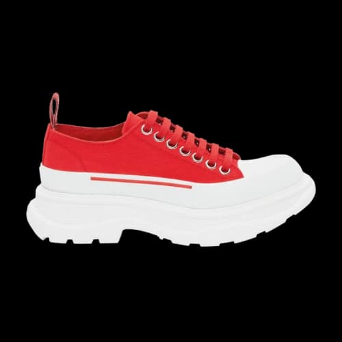 Alexander McQueen Tread Slick Lace Up 'Lust Red'