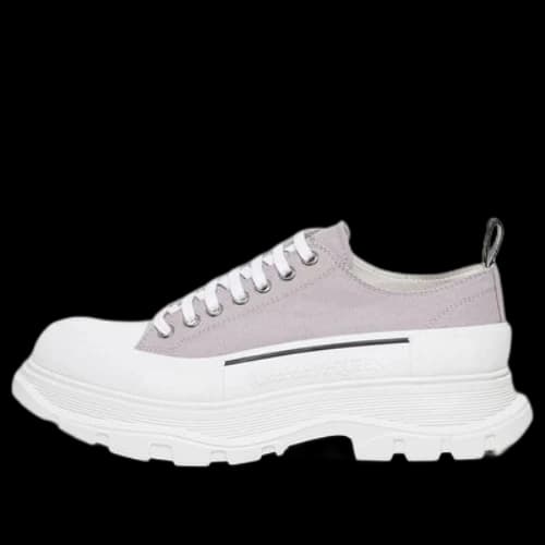 Alexander McQueen Tread Slick Canvas Sneakers 'Lilac White'