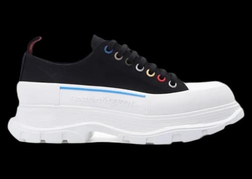 Alexander McQueen Tread Slick Low Lace Up Black Multi