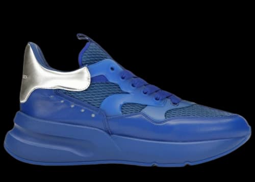 Alexander McQueen Oversized Runner Ultramarine Silver
