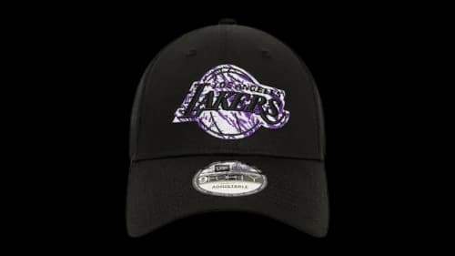 New Era Los Angeles Lakers Infill 9FORTY Cap (SS25) Black