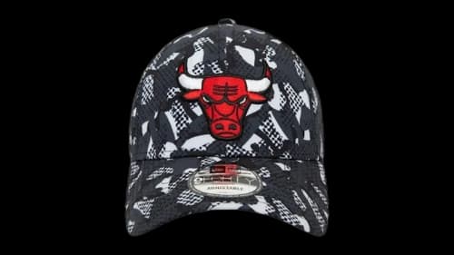 New Era Chicago Bulls Seasonal Print 9FORTY Cap (SS25) Black