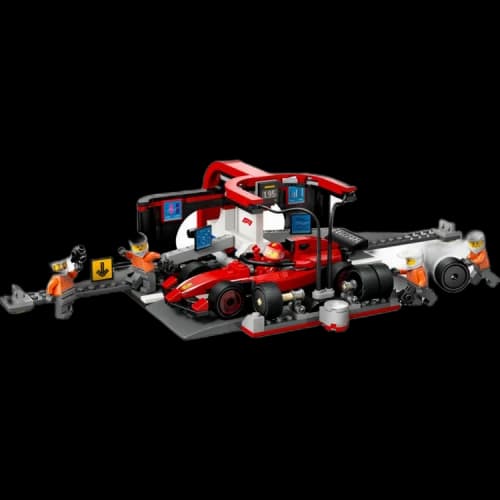 LEGO City Ferrari F1 Racing Workshop Building Blocks 322pcs 60443