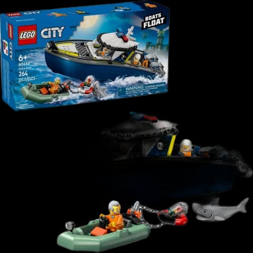 LEGO Cruiser Boat Chase Building Blocks 264pcs 60456