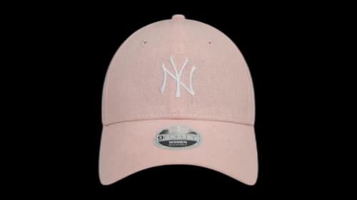 New Era Women's New York Yankees MLB Linen 9FORTY Cap (SS25) Pink