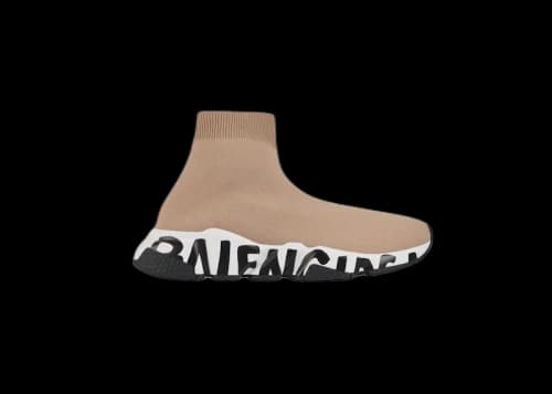 Balenciaga Speed Graffiti Beige (Women's)