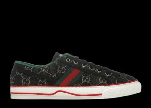 Gucci Tennis 1977 GG Logo Black Multi (Women's)