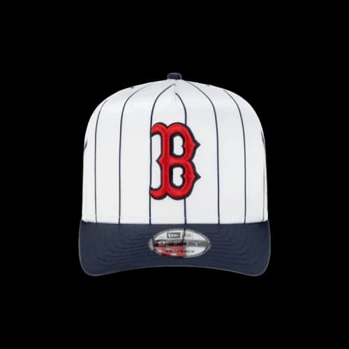 New Era Boston Red Sox Satin Pinstripe Snapback 'White'