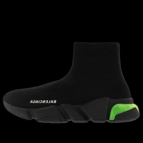 Balenciaga Speed Trainer 'Clear Sole - Black Fluo Yellow' (Women's)