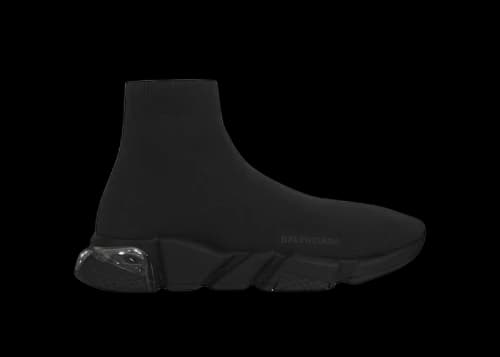 Balenciaga Speed Clear Sole Black