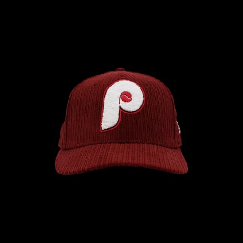 New Era Philadelphia Phillies Fitted Hat 'Deep Red'
