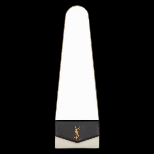 Saint Laurent Uptown Chain Wallet 'Nero/Crema Soft/Nero'