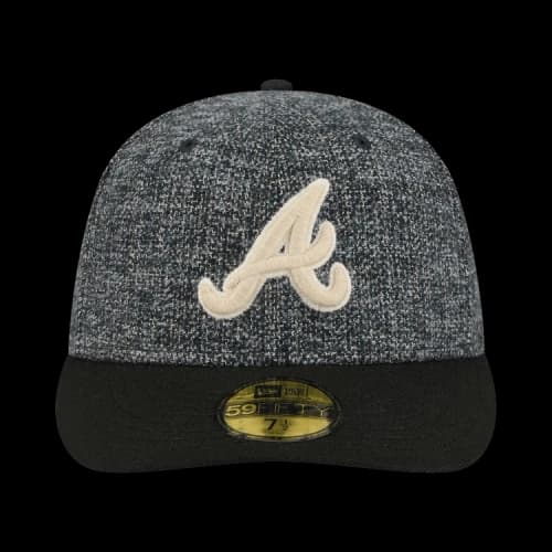 New Era Atlanta Braves Tweedy Cotton 5950PC 'Black'