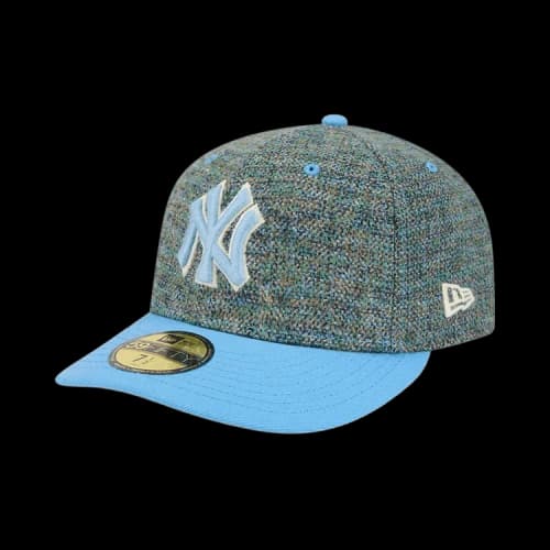 New Era New York Yankees Tweedy Cotton 5950PC 'Grey/Blue'