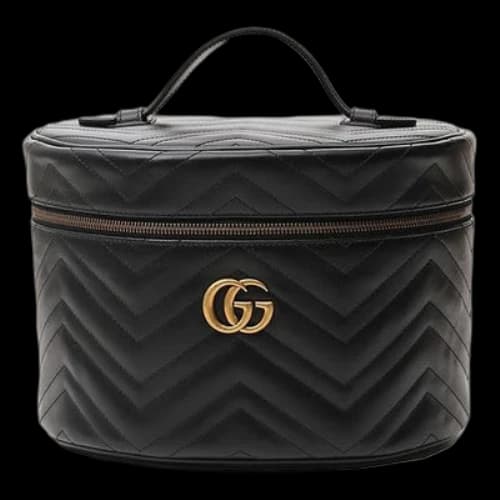 Gucci SS21 GG MarmontHandholdBagMakeup Bag Black (Women's)