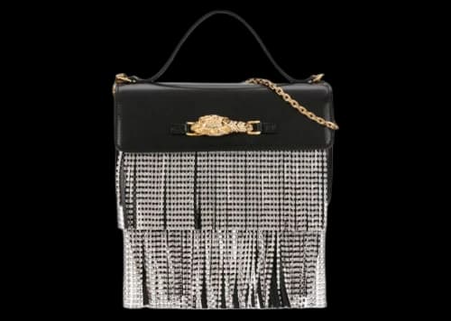 Gucci Crystal Embellished Crossbody Bag Black