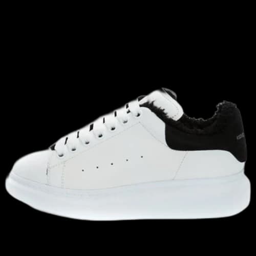 Alexander McQueen Oversized Sneaker 'White Black' (Women's)