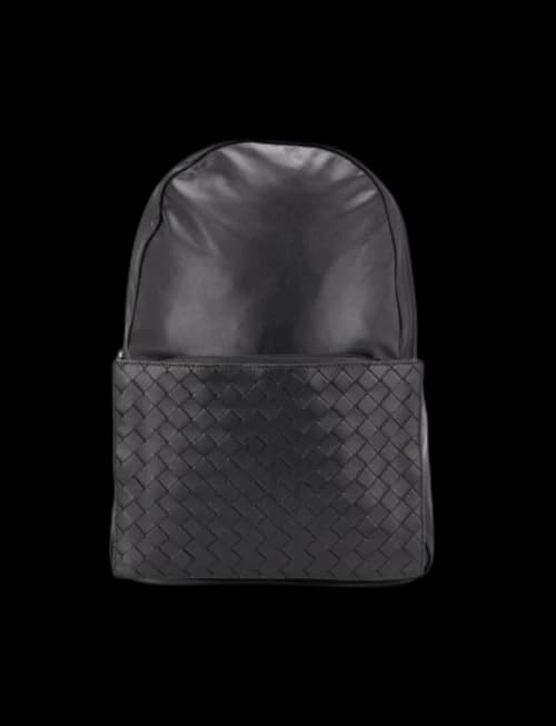 Bottega Veneta Men's Leather Backpack Black
