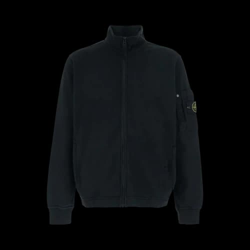 Stone Island Zip Up Cardigan 'Black'