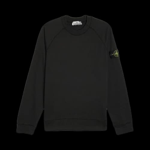 Stone Island Garment Dyed Sweatshirt 'Black'